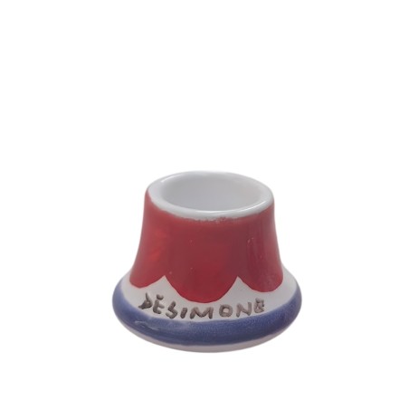 Porta candela lunga tondo Folk Ceramiche De Simone Porta candela lunga tondo Folk Ceramiche De Simone